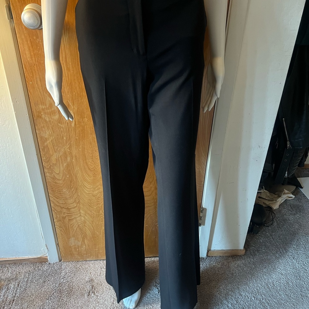 BCBGMaxAzria Black Boot Cut Flare Pants